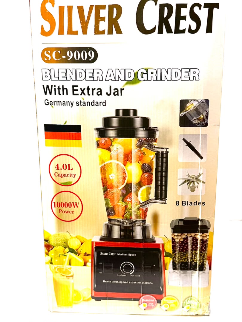 4L Silver Crest Blender 10000W